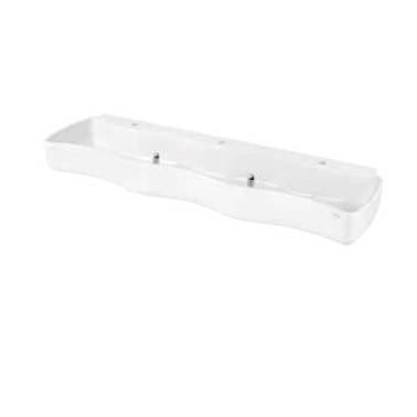 Kollektives Kinderwaschbecken WASHINO-3 mit drei Waschzonen, Modell MIRANIT, Marke Franke KWC