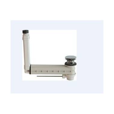 Bonde Click avec kit de trop-plein pour bassin Franke