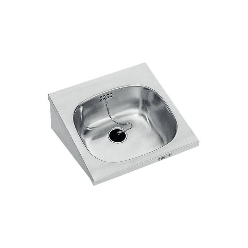 Lavabo mural fabricado en acero inoxidable acabado satinado 400x200x412mm modelo ANIMA marca Franke KWC, referencia WT400A