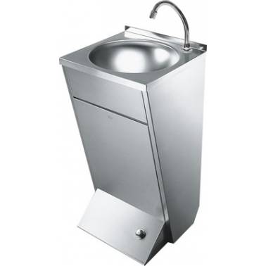Wasserbrunnen aus satiniertem Edelstahl, Modell ANIMA, Marke Franke KWC, Referenz LP21
