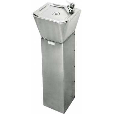 Fonte de água de chão ou parede em aço inoxidável acetinado, modelo ANIMA, marca Franke KWC, referência ANMX301