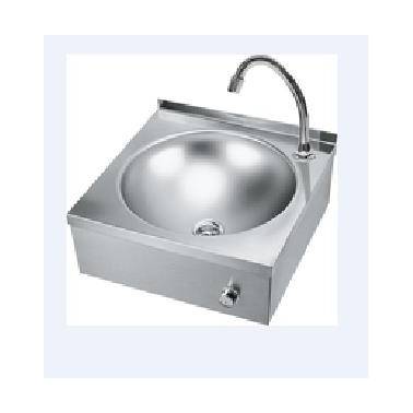 Wall fountain with drive with satin steel knee model ANIMA brand Franke