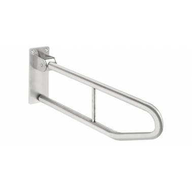 Asidero abatible a pared de 850mm fabricado en acero inoxidable acabado satinado marca Franke KWC, referencia CNTX73B