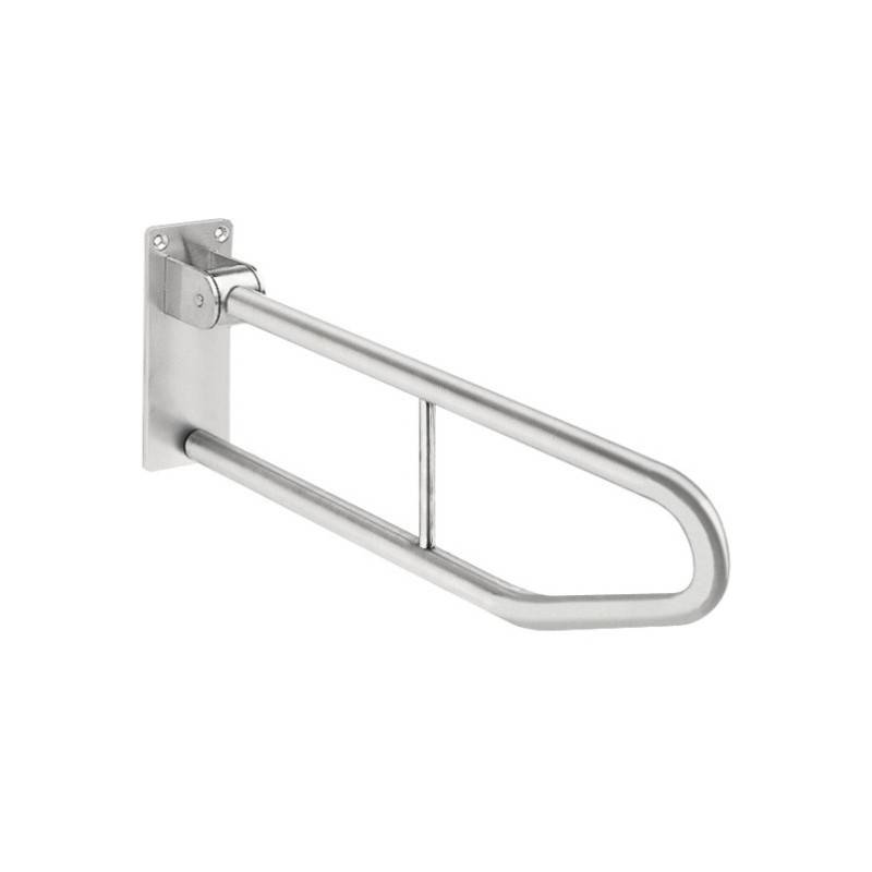 850mm folding wall grab bar made of satin-finished stainless steel, Franke KWC brand, reference CNTX73B