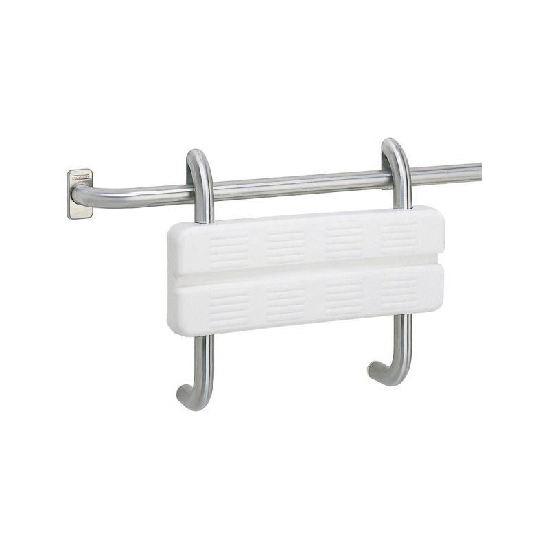 Dossier suspendu avec barre de maintien en acier inoxydable satiné, marque Franke KWC, référence CNTX400C