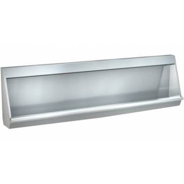 Orinatoio collettivo a parete in acciaio inox satinato, 1800mm, marca Franke KWC, riferimento CMPX553