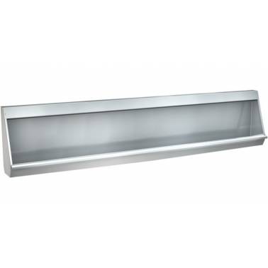 Kollektives Wandurinal aus satiniertem Edelstahl, 2400 mm, Marke Franke KWC, Referenz CMPX555