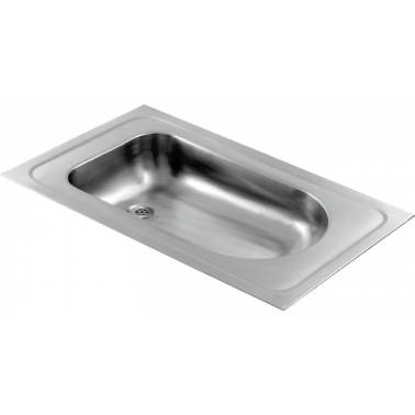 Baignoire bébé en inox satiné, marque Franke, référence CMPX403