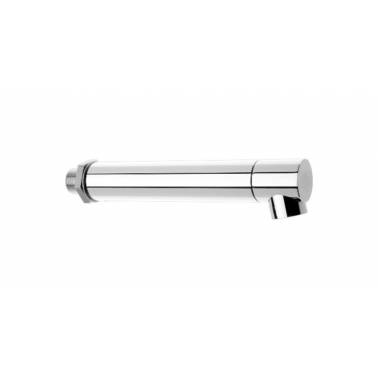 Wall-mounted spout with anti-theft aerator made of chrome-plated brass with a polished finish, 78mm, Franke KWC brand, reference
