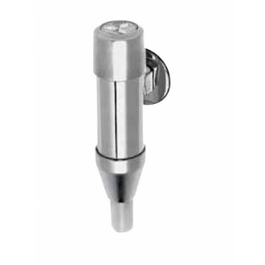 Toilet flush valve made of chrome-plated brass, polished finish, AQUAREX model, Franke KWC brand, reference AQRM550