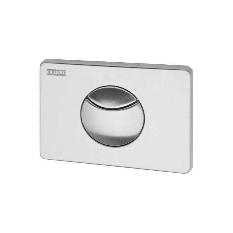 Placa de descarga de descarga dupla em aço inoxidável, marca Franke KWC, referência AQUA555