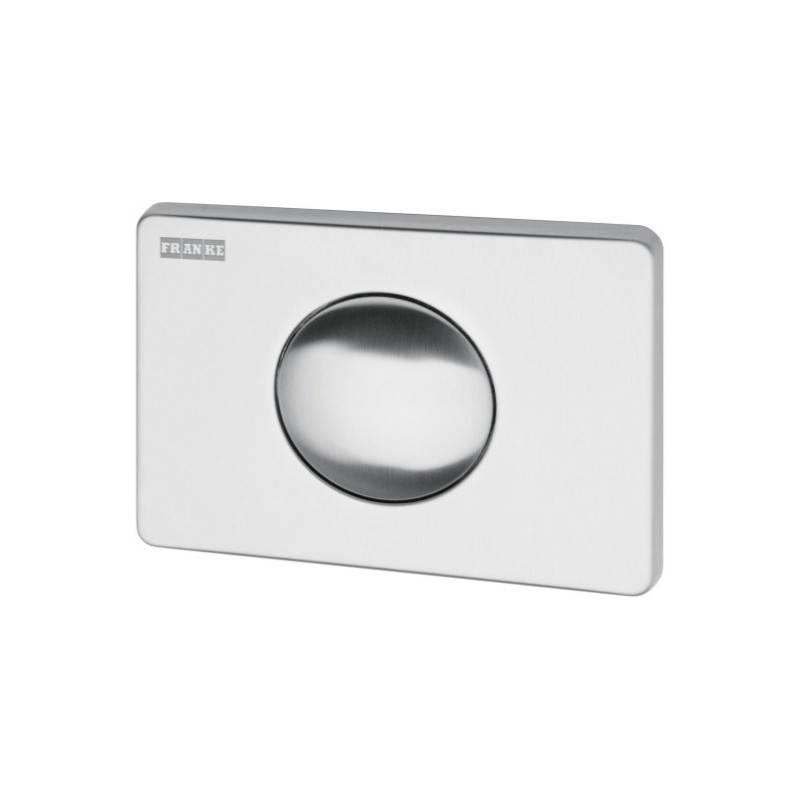 Toilet flush plate made of stainless steel, Franke KWC brand, reference AQUA557