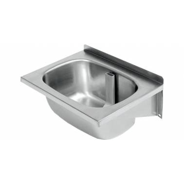 Lavatório suspenso em aço inox com acabamento acetinado modelo SIRIUS, marca Franke KWC, referência BS330