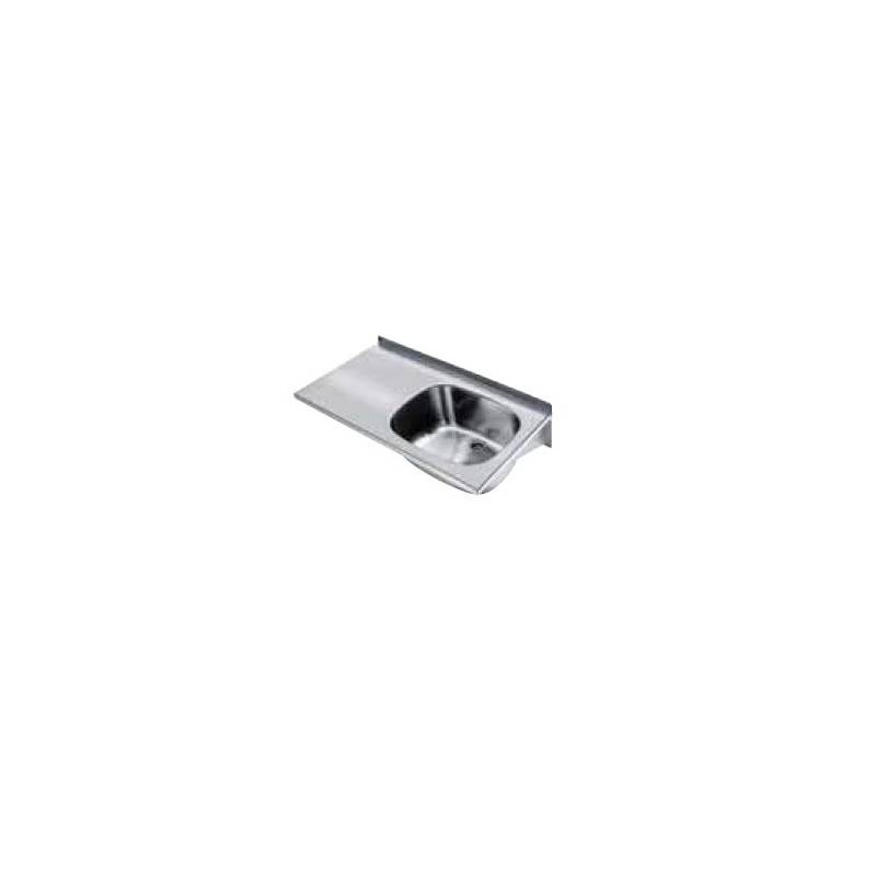 Lavello multiuso in acciaio inox con ripiano a sinistra, modello SIRIUS, marca Franke KWC, riferimento BS332
