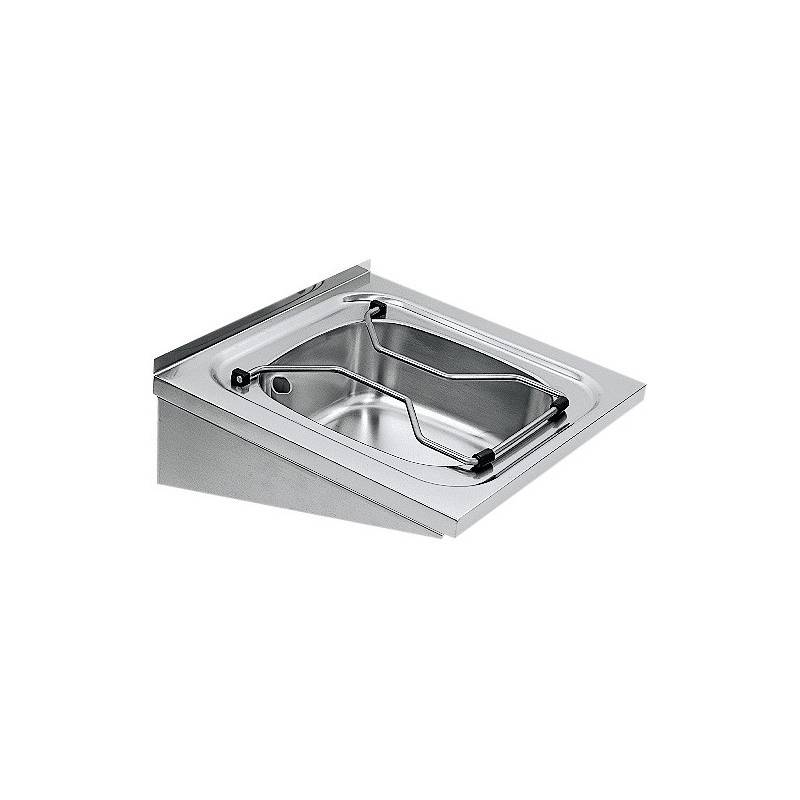 Fregadero a pared para el vaciado de residuos líquidos modelo SIRIUS en acero inox marca Franke KWC, referencia WB500GV
