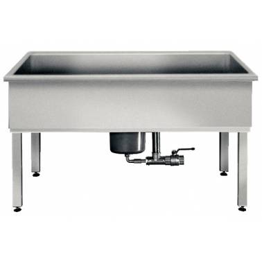 Evier en inox satiné d'une largeur de 1500 mm, modèle SIRIUS, marque Franke KWC, référence SIRX755