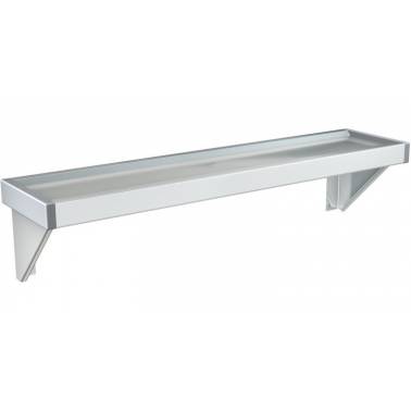 Etagère de salle de bain murale en inox satiné 600mm modèle SATURN, marque Franke KWC, référence BXSV6
