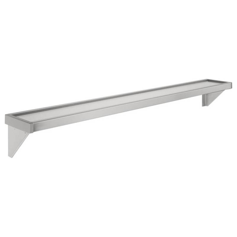 Wall shelf made of satin-finished chrome-nickel steel, 1000mm, SATURN model, Franke brand