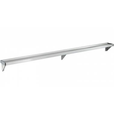 Prateleira de banheiro de parede em aço inoxidável com acabamento acetinado, modelo SATURN 1800 mm, marca Franke KWC, referência