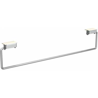 Portasciugamani per lavabo collettivo in acciaio nichel cromo satinato, 478mm, modello SATURN, marca Franke KWC, riferimento TB6