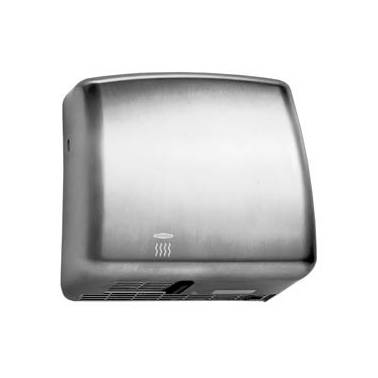 Bobrick brand stainless steel wall mounted hand dryer