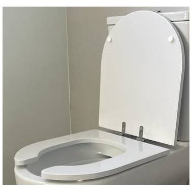 Seduta e rivestimento in legno rivestito con cerchio aperto, modello Winner Unisan