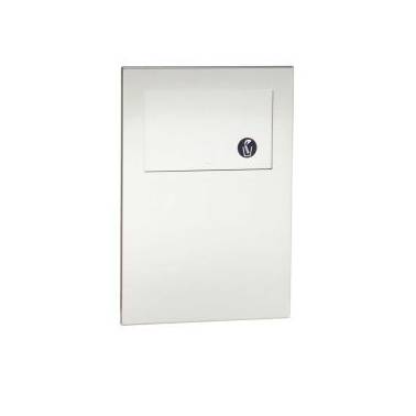 Recipiente para desechos de toallas sanitarias empotrado marca Bobrick