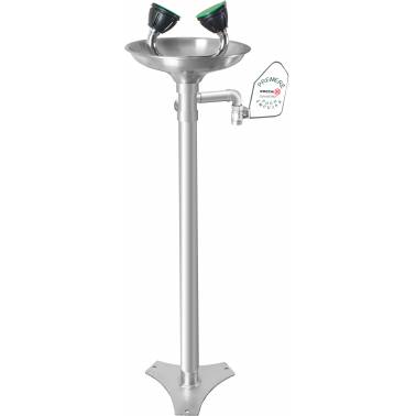 Lavaojos de Suelo Acero Inoxidable Estación de Emergencia Industrial marca Bocchi