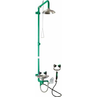 Ducha y Lavaojos Pared | Acero Inoxidable | Ducha Manual Dual marca bocchi