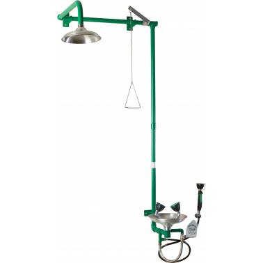 Ducha Lavaojos Emergencia Sobre Puerta | Acero Inox | Ducha Manual marca bocchi