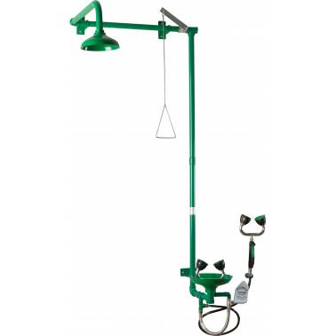 Ducha Lavaojos Emergencia Sobre Puerta | Polipropileno | Ducha Manual Dual marca bocchi