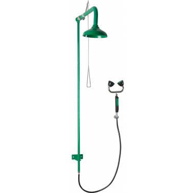 Ducha Lavaojos Doble de Polipropileno con Rociador Mural marca bocchi