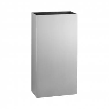 Papelera de 23 litros de capacidad para montar en la pared inox satinado Fino Collection marca Bobrick