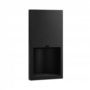 Secador de manos automático para empotrar de acero inoxidable en color negro marca Bobrick
