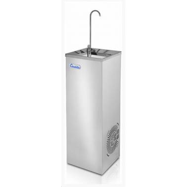 50L cold water fountain with swan neck and push-button operation, Canaletas Series 8
