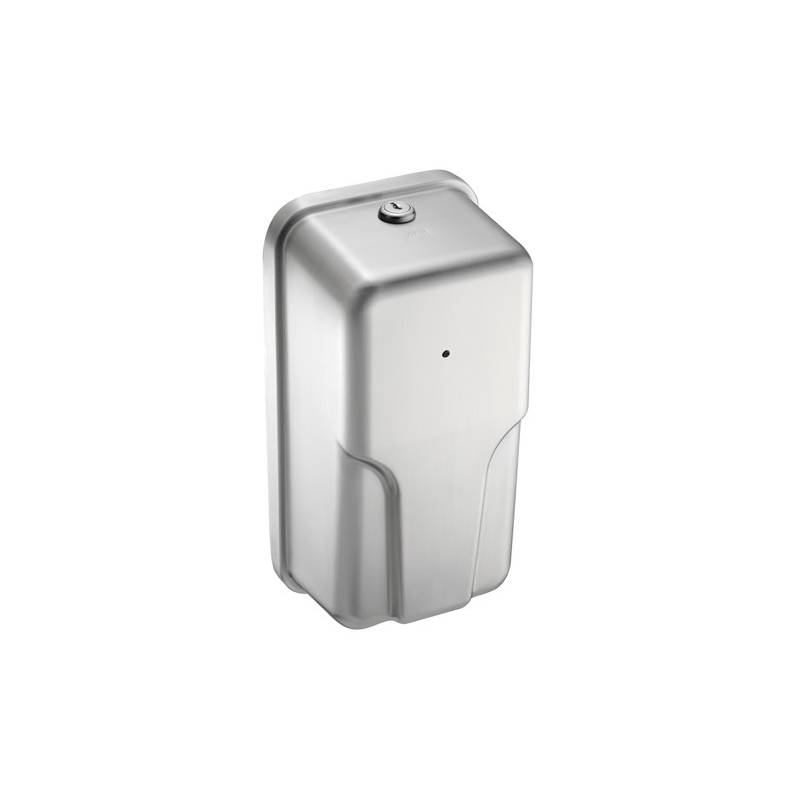 Dosificador automático de jabón fabricado en acero inoxidable para instalación a pared capacidad 1L marca ASI