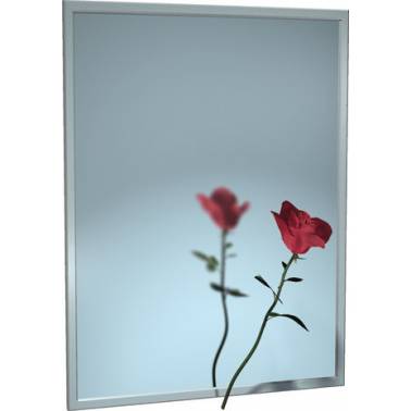 Bathroom mirror with stainless steel frame, various sizes available, ASI brand, reference 10-0620-1830