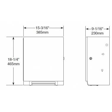 Dispensador de papel toalla automático 