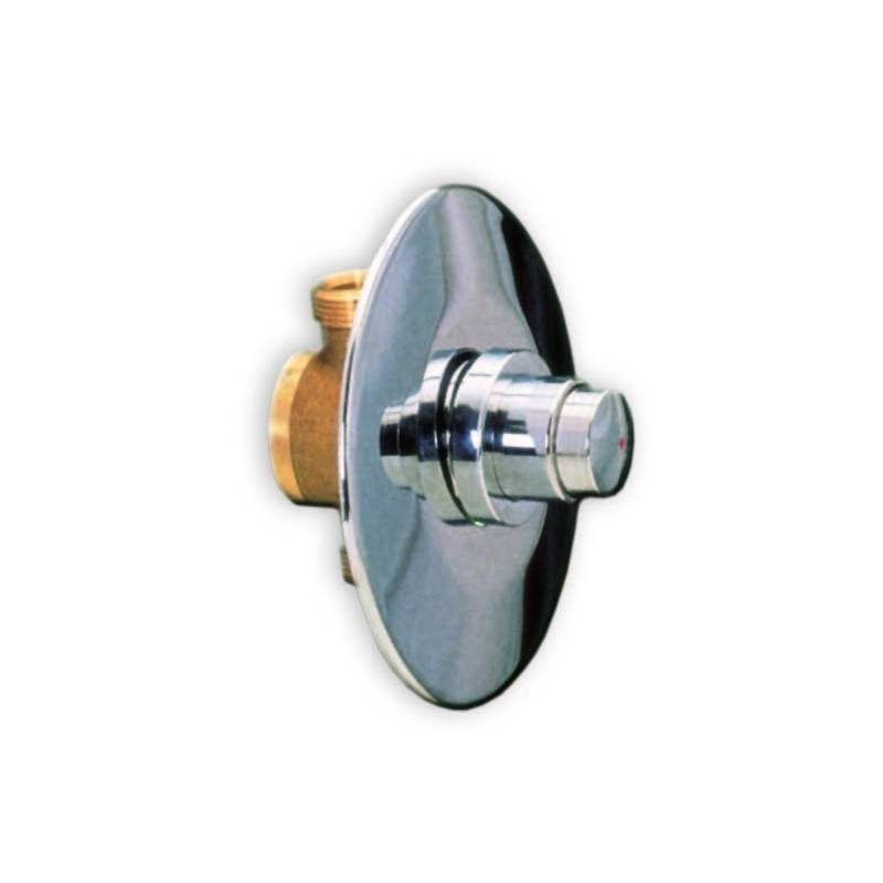 Rubinetto doccia temporizzato marca ARU con scatola per installazione a parete incassata, riferimento 300.18