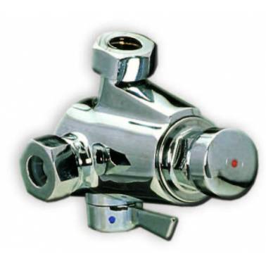 Zeitgesteuerte Duschmischbatterie der Marke ARU für sichtbare Wandmontage, Referenz 300.30