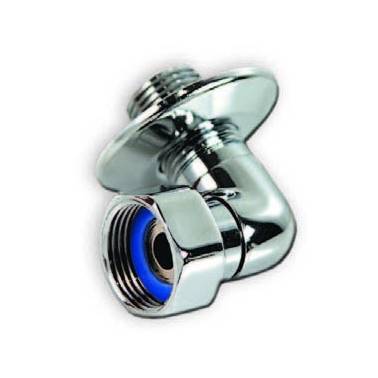 Ersatz-Gebogener Anschluss aus verchromtem Messing für Wasserhähne der Marke ARU, Referenz 300.22