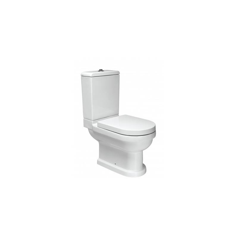 Komplettes Toilettenset mit Sitz und Bezug Duroplast Vintage
