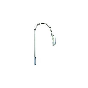 Bica alta giratória para cozinha profissional com tubo removível em aço inoxidável ref. 1715 04 marca GENEBRE