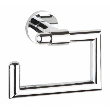Small Square Polished Chrome Brass Towel Rack
