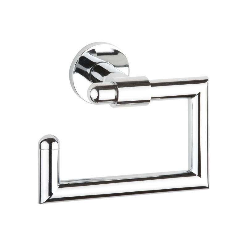 Petit porte-serviettes carré en laiton chromé poli