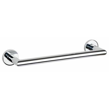 Toallero barra 30 cm de latón cromado brillo. Referencia COL-1706