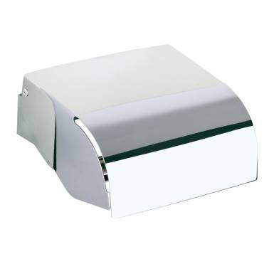 Shiny chrome brass roll-top roll holder