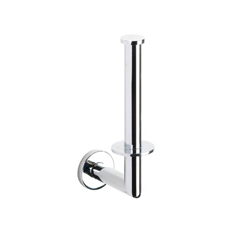 Porta-papel higiênico sem tampa de reserva em latão cromado brilhante