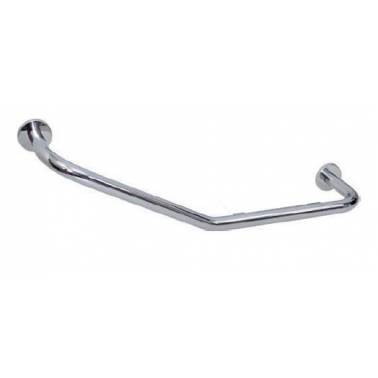 Asidero ángulo 135º y 45 cm de acero inox brillante