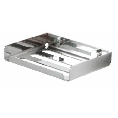 Petite éponge rectangulaire en acier inoxydable poli